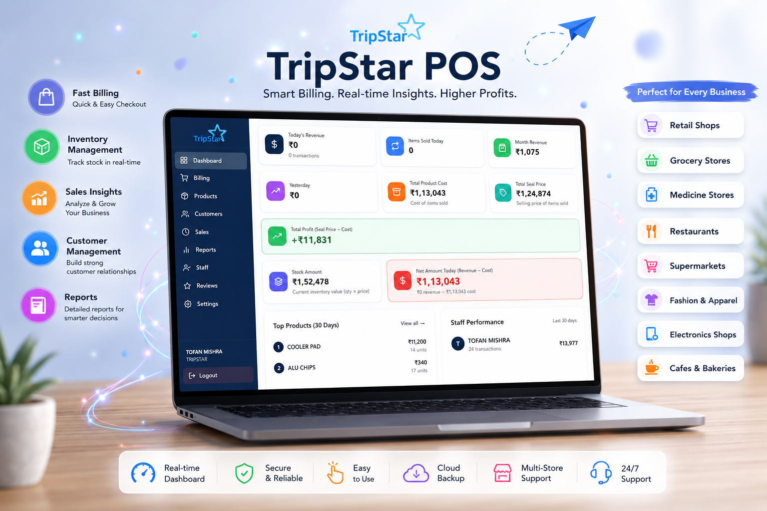 Tripstar POS Software